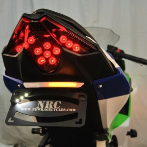 Kawasaki 500 Ninja Fender Eliminator - New Rage Cycles - Kit - Black - `24-`27